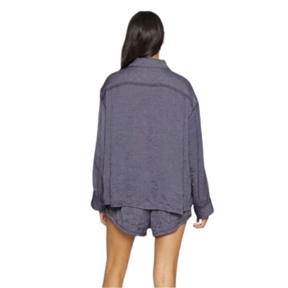 Free People NWT Shine Time Set in Grey/Purple Size M - Picture 3 of 11